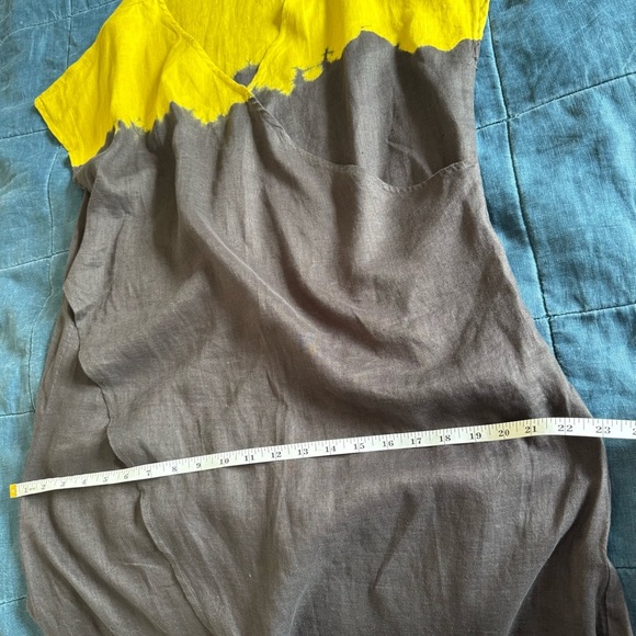 Soft Surroundings Linen Tie Dye Sleeveless Dress Size M - Picture 9 of 10